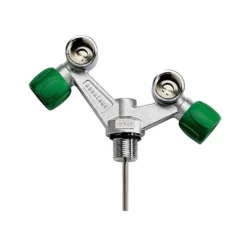 AQUALUNG ROBINETTERIE NITROX TAG Double Sortie Pour Bouteille De Plongée