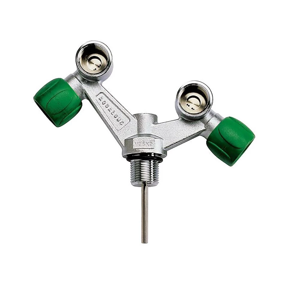 AQUALUNG ROBINETTERIE NITROX TAG Double Sortie Pour Bouteille De Plongée
