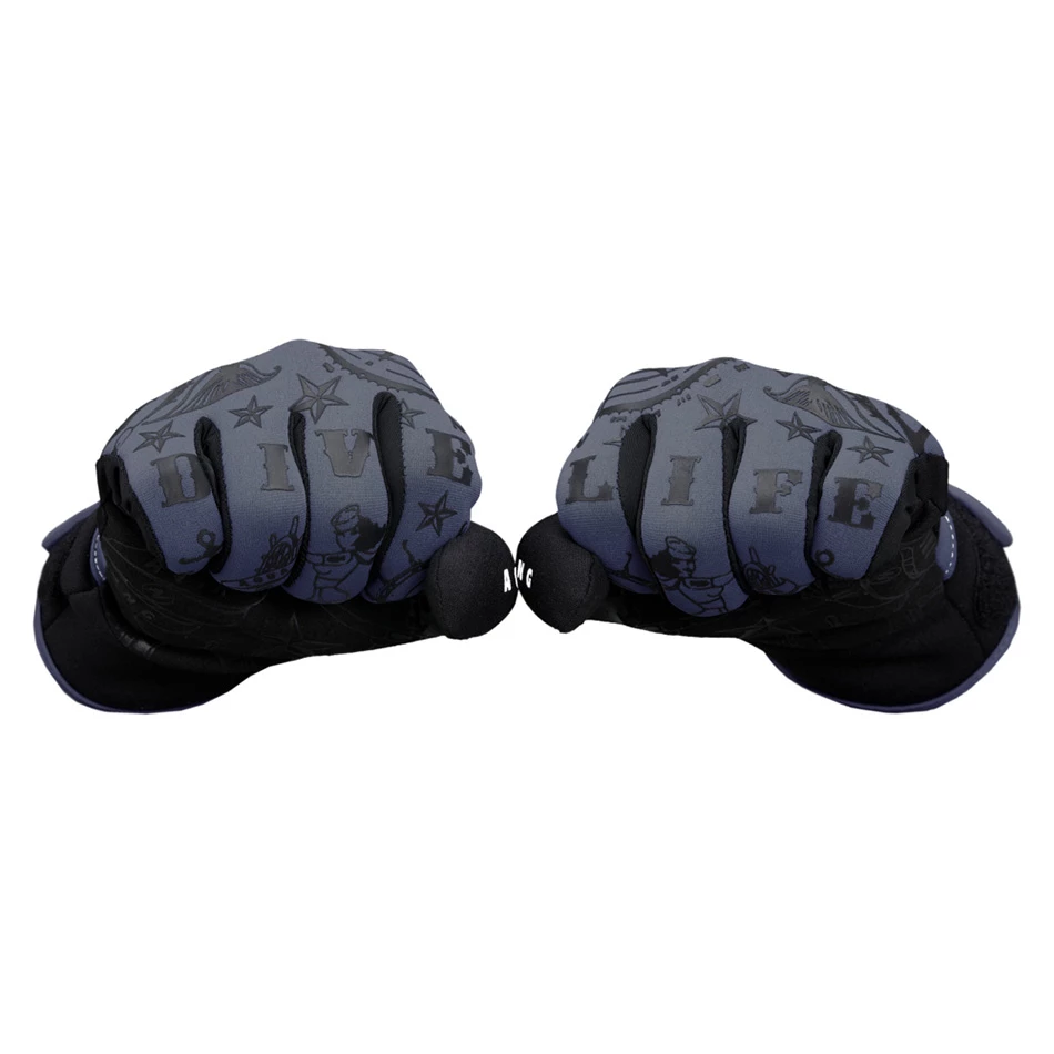 AQUALUNG ADMIRAL III Noir/gris Gants Homme – Image 2